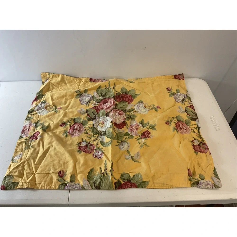 Pair Ralph Lauren Kathleen‎ Standard/Euro Pillow Shams Cotton Sateen